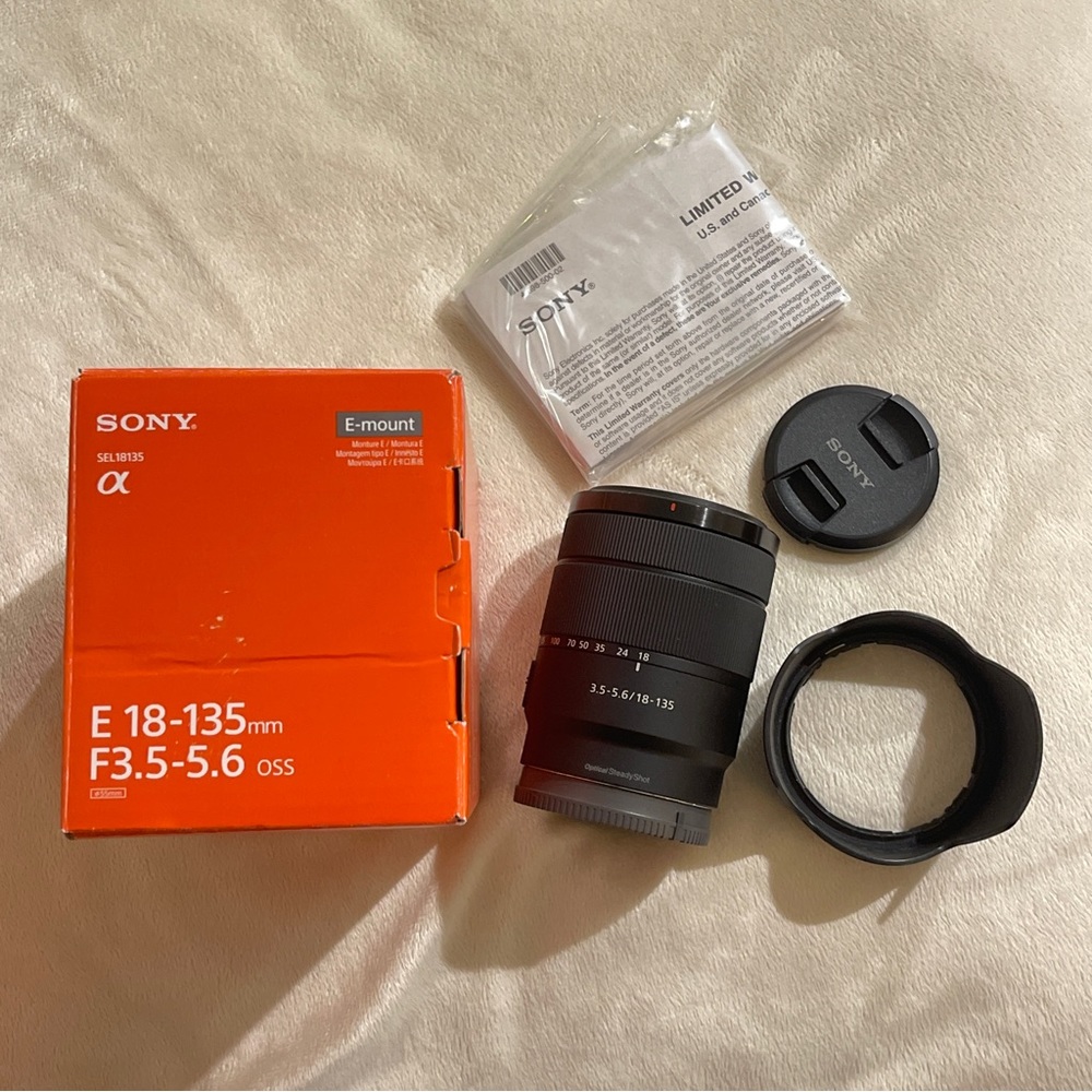SONY Camera Lens E 18-135mm f/3.5-5.6 for E-Mount | Photo Photography Alpha Zoom